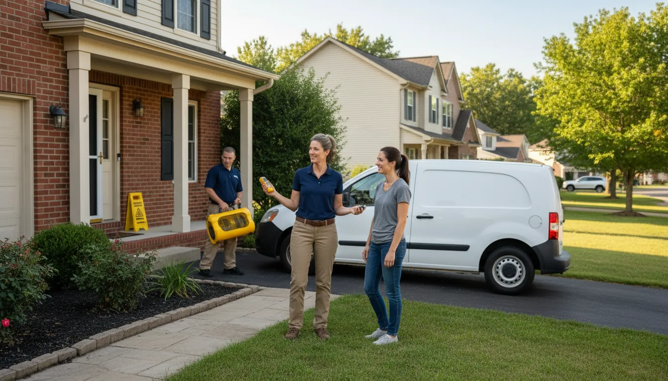 Water restoration image for Dehumidification And Cleanup Services in Gravelly, AR